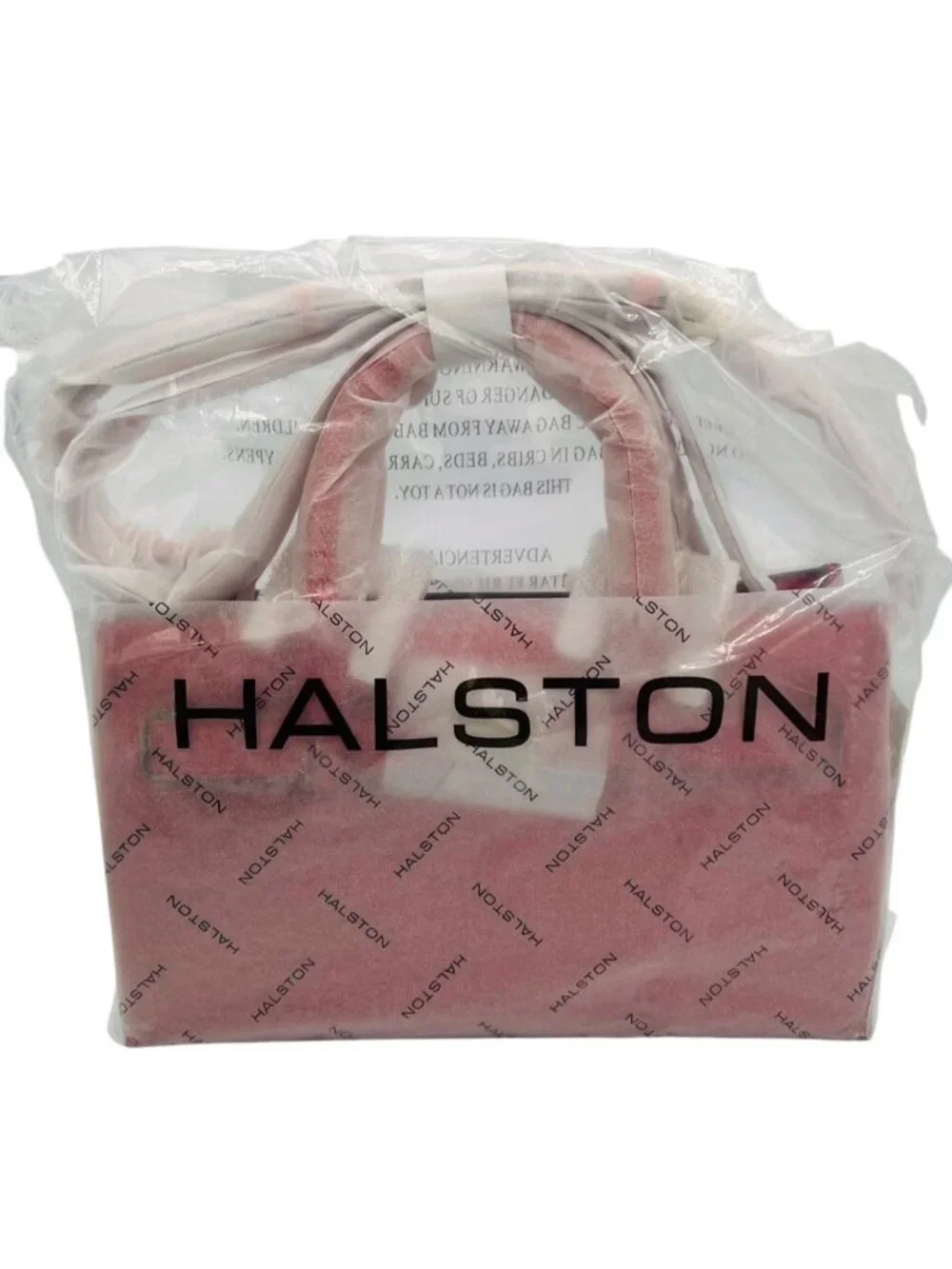 Halston Jerry Red Tote Bag NWT Faux Leather Top Handle Shoulder Bag MSRP $138